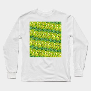 Budgie Wave Funny Pattern Long Sleeve T-Shirt